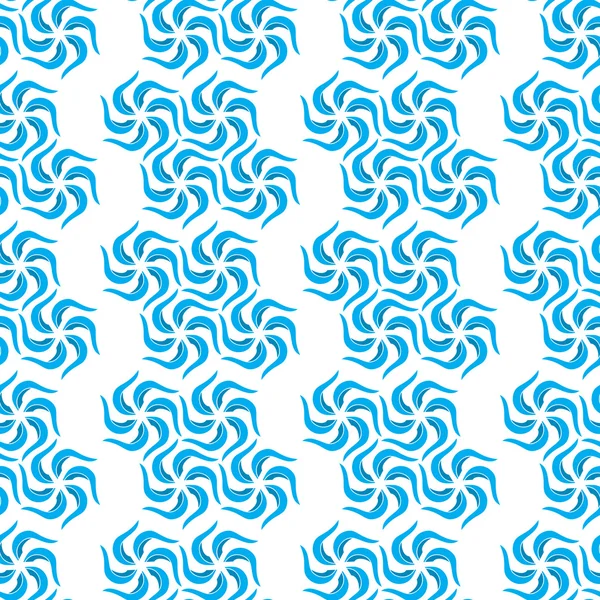 Symbol modré abstraktní vzor — Stockový vektor