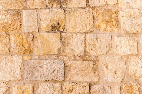 Παλιό πέτρινο τοίχο από την πέτρα Ιερουσαλήμ — Φωτογραφία Αρχείου
