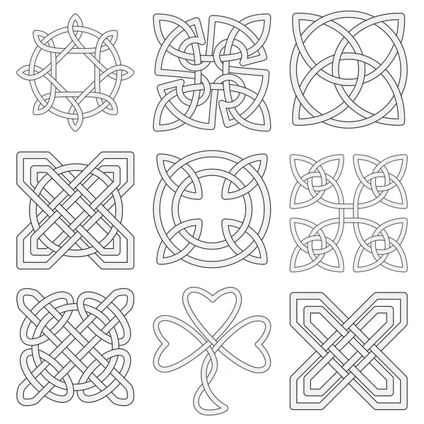 Συλλογή της Celtic κόμβοι — Διανυσματικό Αρχείο