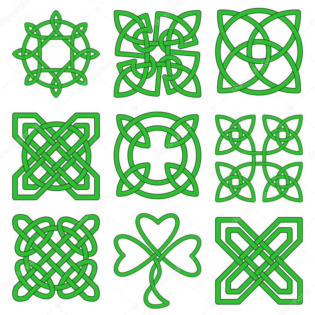 Collection of Celtic knots