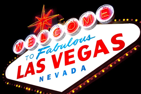 Welkom bij fabulous las vegas — Stockfoto