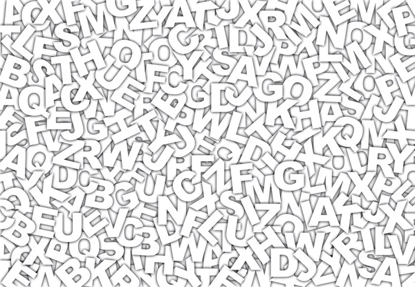 Letters pattern mixed