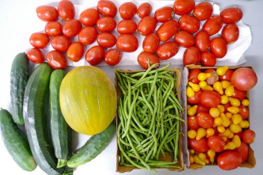 Bahçeden yeni topladım. ...