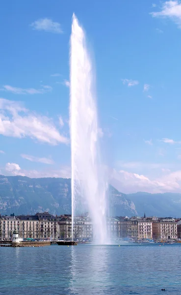 Jato de água (Genebra ) — Fotografia de Stock
