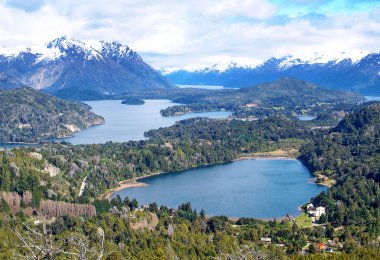 Göl Nahuel Huapi, Arjantin'den (Cerro Campanario)
