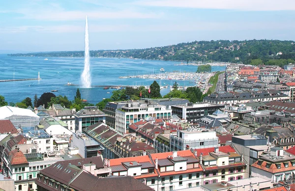 Aerial view of Geneva — Stock Photo, Image