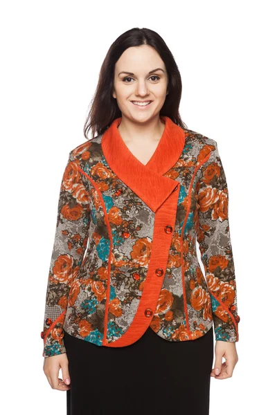 Bir bluz güzel esmer kadın