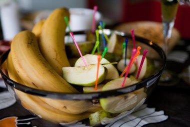 Tatil yemek. Yemek masaya düğün ile yapılmaktadır