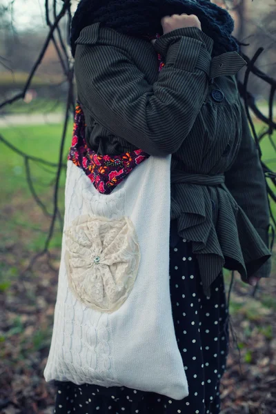 Ethnic handmade bag — Stock Photo, Image
