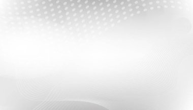 Soyut fütüristik beyaz eğri çizgileri ve fotokopi alanı ile ışık arkaplanı. Vektör illüstrasyonu