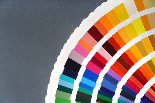 Фон вентилятора палитры цветов рала с местом для копирования