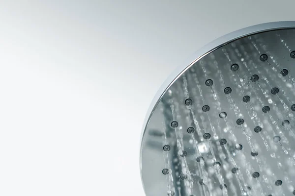 Showering Background Rain Shower Head Copy Space — Stock Photo, Image