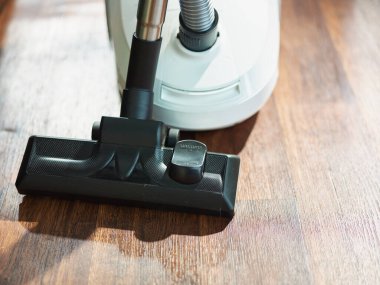 Elektrik süpürgesine yakın çekim..