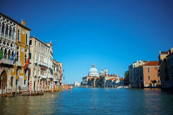 Landscape Basilica Santa Maria Della Salute Grand Canal Venice Italy — Stock Photo, Image