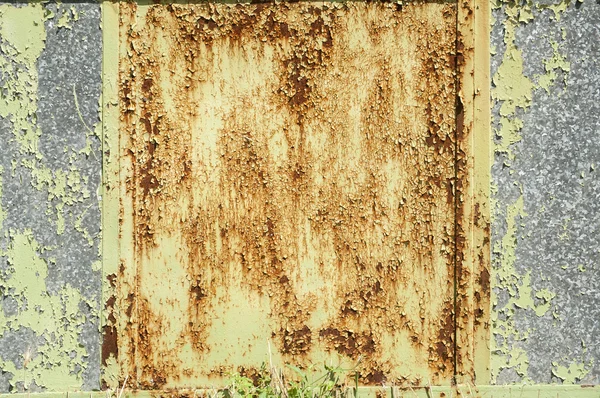 Weathered grunge tin surface — Stock Photo, Image