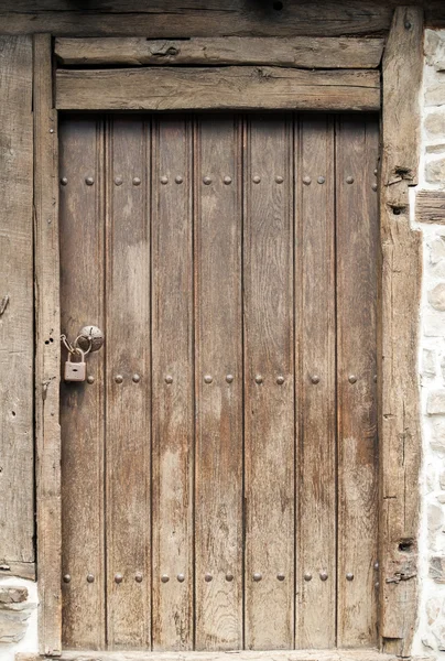 Porta de madeira velha — Fotografia de Stock