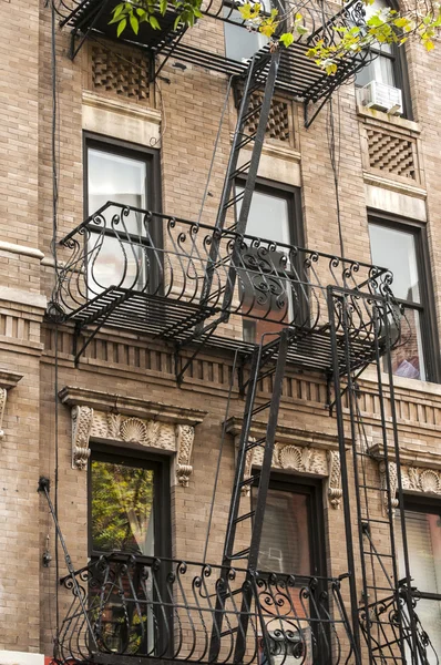 Escalier d'évacuation d'incendie externe — Photo