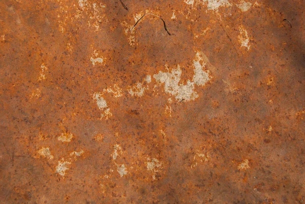 生锈的风化锡表面特写 作为生锈的金属背景 — 图库照片
