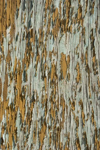 Old Weathered Grunge Wooden Surface Cracked Peeling Paint Closeup Grungy — Stockfoto