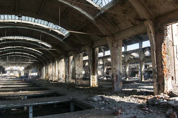 Vecchio impianto ferroviario abbandonato — Foto Stock