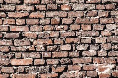 Eski grunge tuğla ev duvar