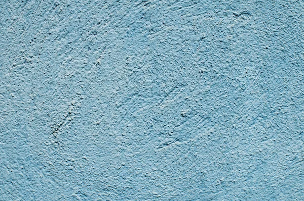 Синя пофарбована штукатурка стіна будинку — стокове фото