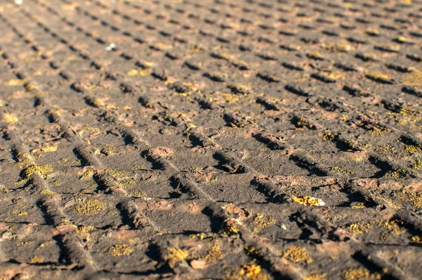Surface of corrugated iron plate — Stock Photo, Image