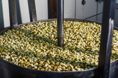 Geleneksel Peru mısır soyacağı, endüstriyel mısır soyacağı..