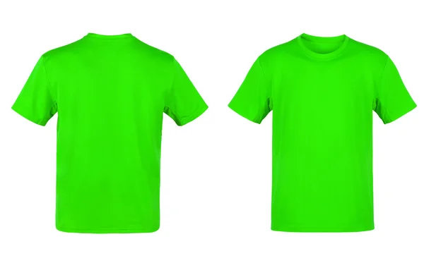 Download blank green polo shirt, front and back view, isolated ...