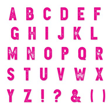 Sıkıntılı Alfabe Pembesi, Çıkartma Biçimi