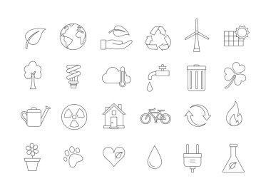 ekoloji simgeleri ayarlandı