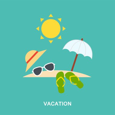 Tatil vektör simgeler