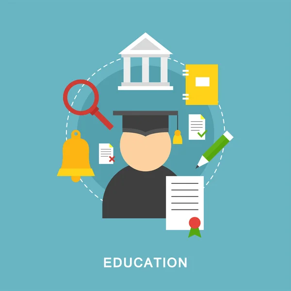 Education vector icons — Stock Vector