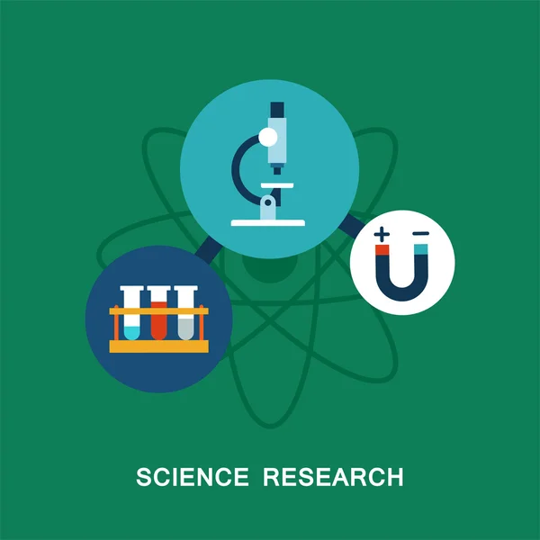 Vector de investigación científica — Archivo Imágenes Vectoriales