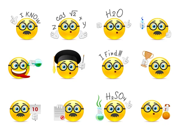 Gözlüklü akıllı gülümsüyor