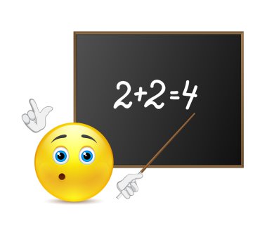 Teacher of mathematics clipart