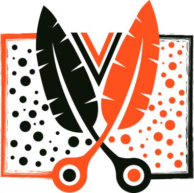 pürüzsüz makas logo tasarımı