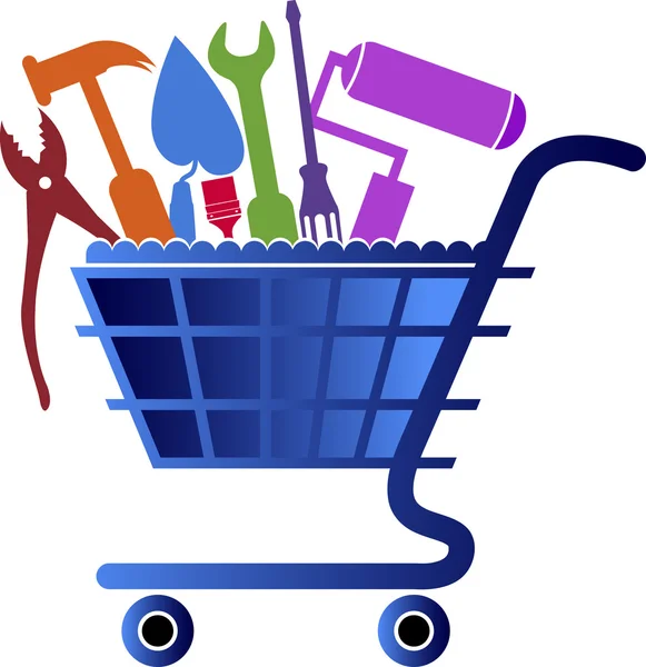 Koop tools logo ontwerp — Stockvector
