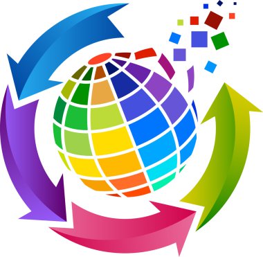 dağılım dünya logosu