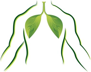 Eko akciğerler logosu