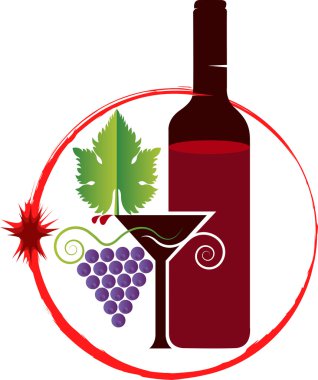 şarap logo tasarımı
