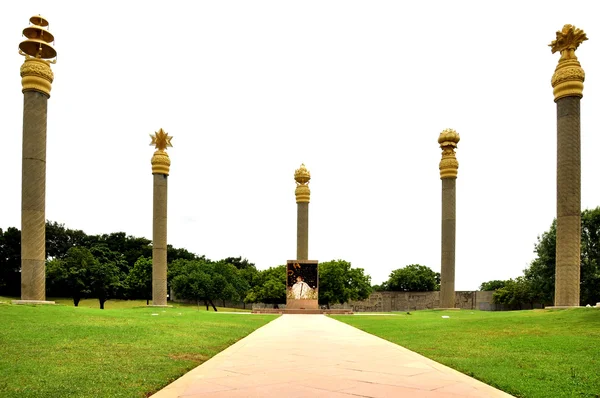 Rajiv gandhi memorial plaats met sriperumbudur — Stockfoto