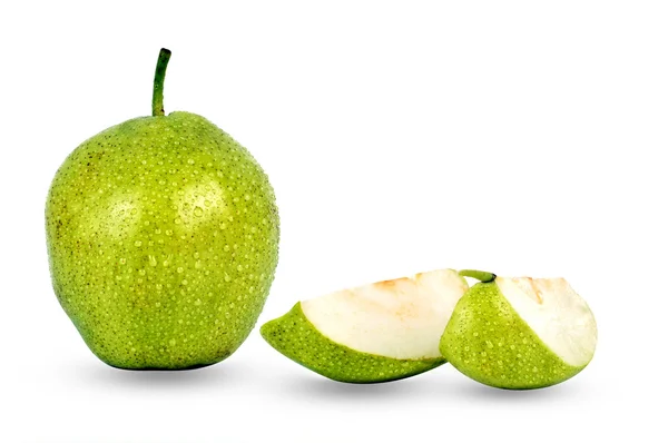 Pear skära frukt — Stockfoto