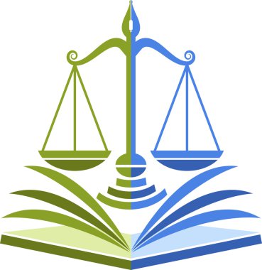 Law education logo clipart