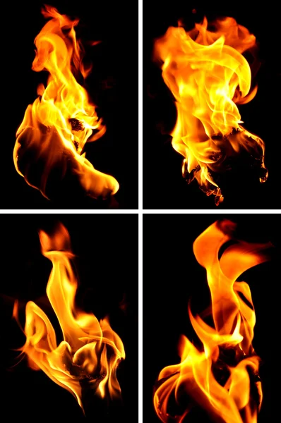 Feuerflammen — Stockfoto