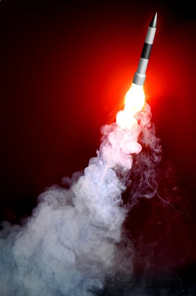 Lançamento de foguetes — Fotografia de Stock