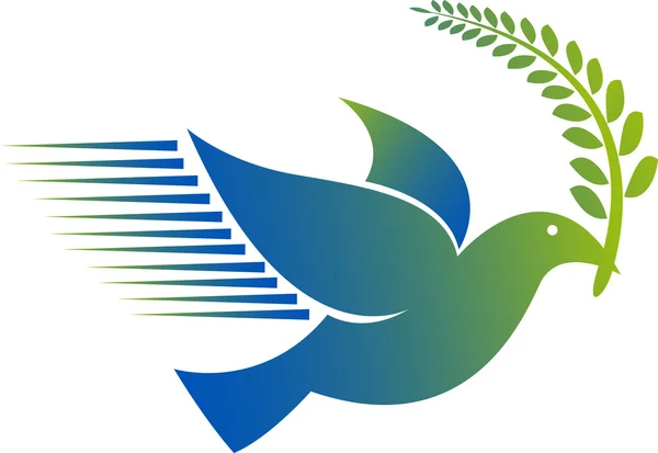 Logo piccione — Vettoriale Stock