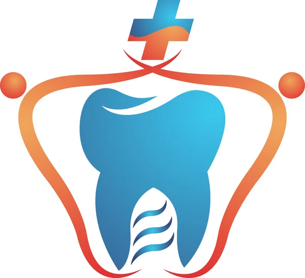 歯のロゴ — ストックベクタ