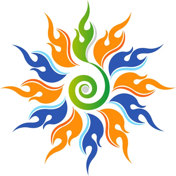 Logo Eco sunlight — Image vectorielle