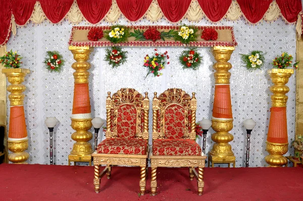Indiai esküvő színpadra — Stock Fotó